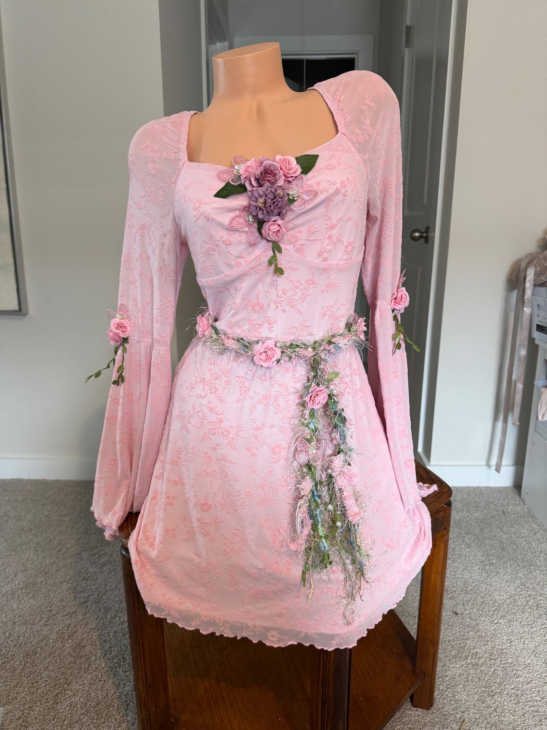     Woodland Rose Fairy Dress 🌸
