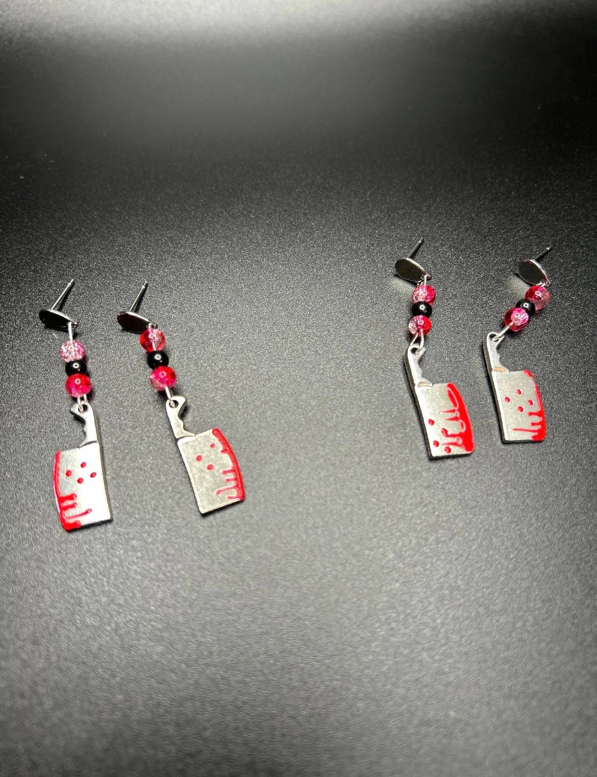 Bloody Cleaver Earrings