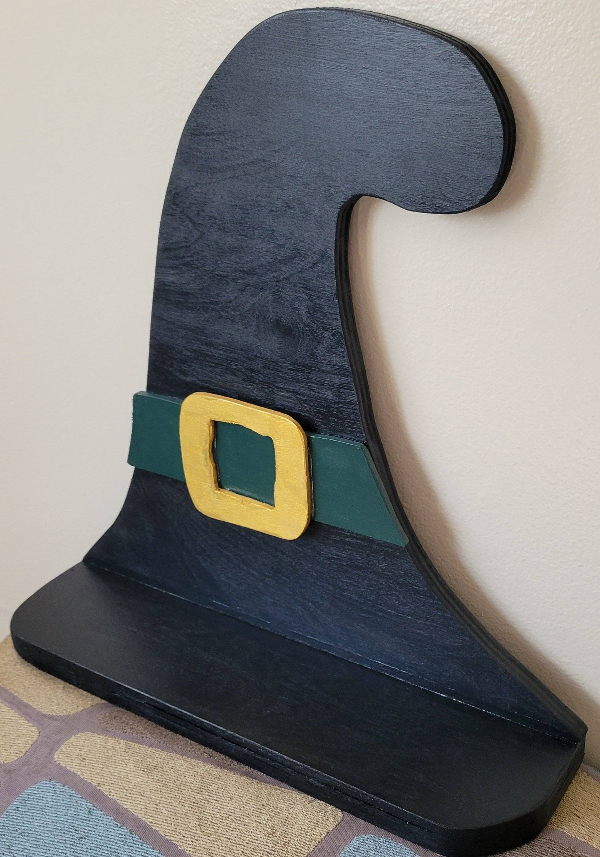 Handmade Wooden Witch Hat Shelf - thumbnail 2 of 4