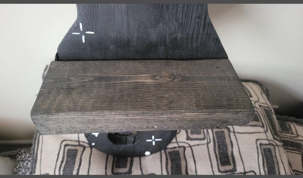 Handmade Wooden Cat Shelf - thumbnail 2 of 4