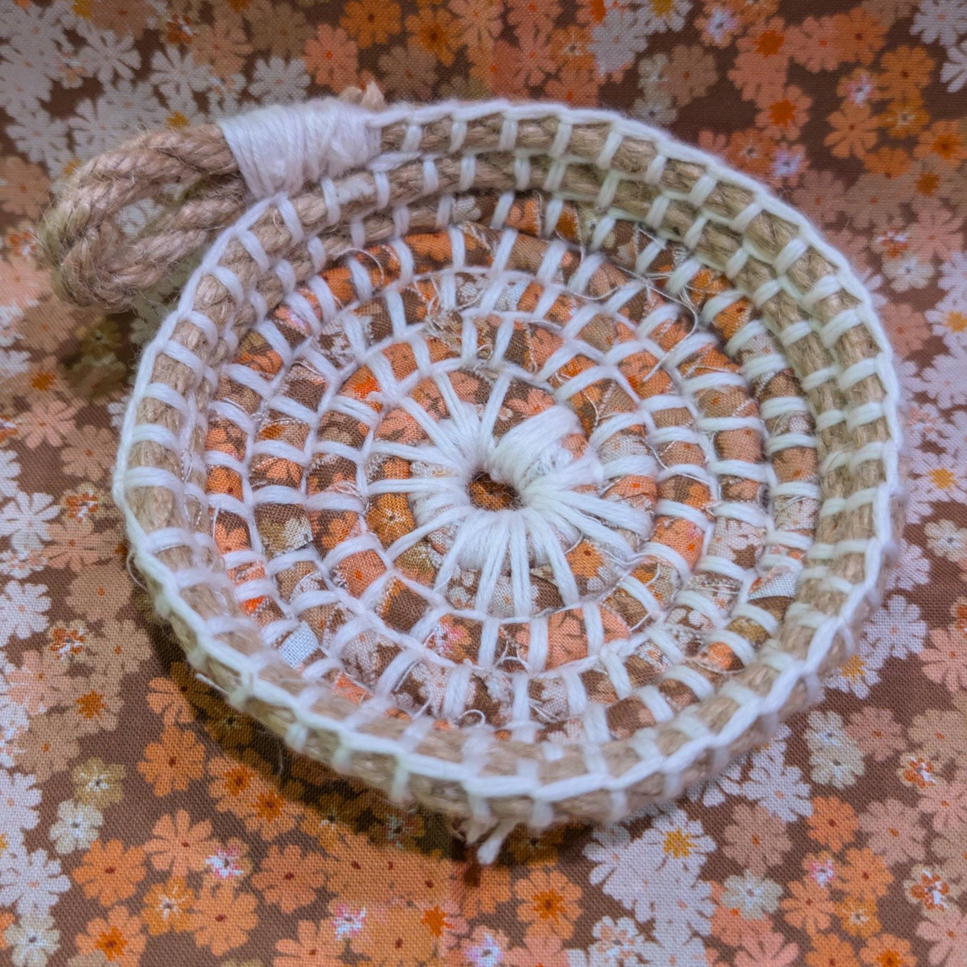 Wrapped Jute Trinket Dish