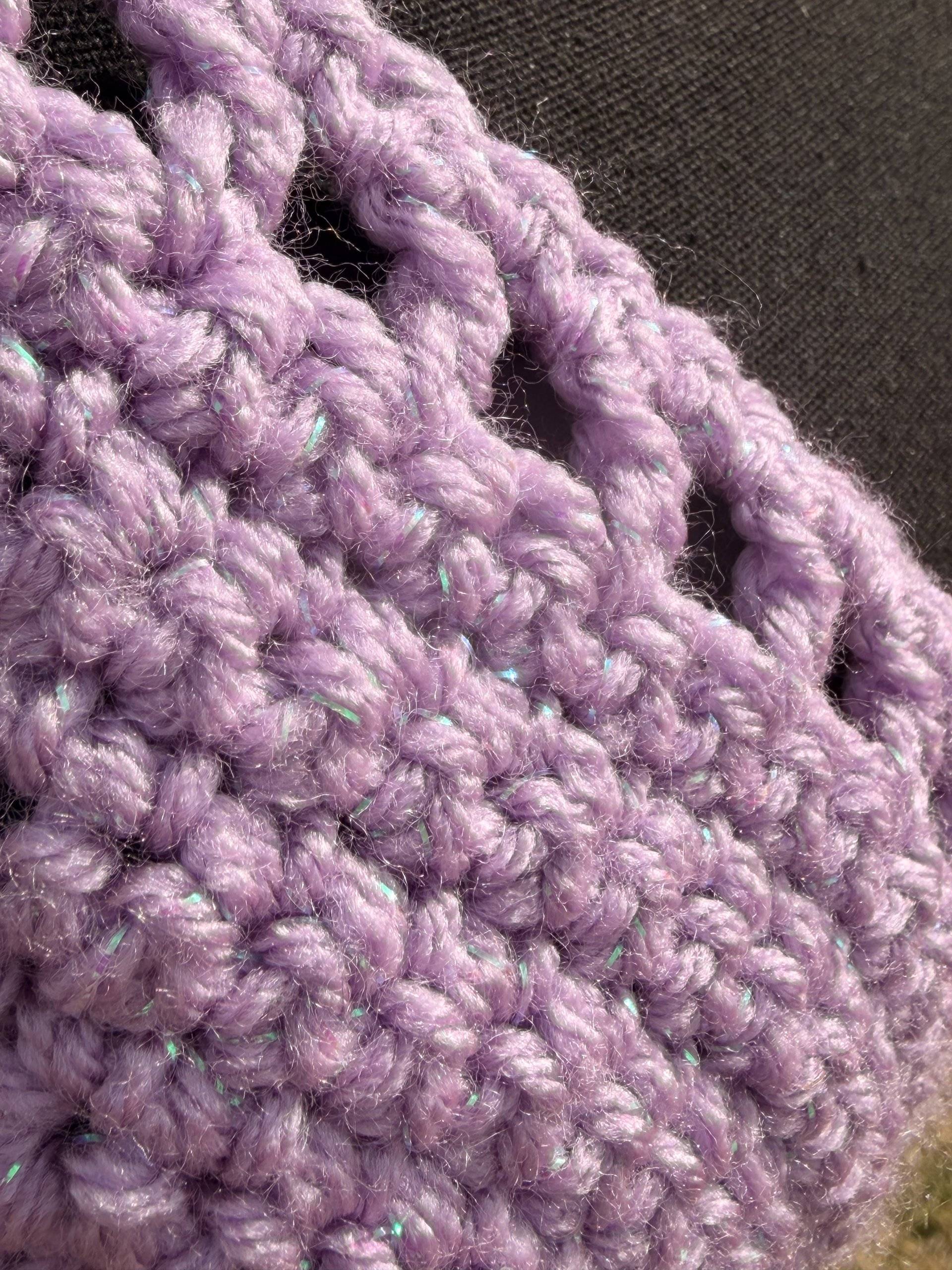 Lavender sparkle crochet top - thumbnail 4 of 4