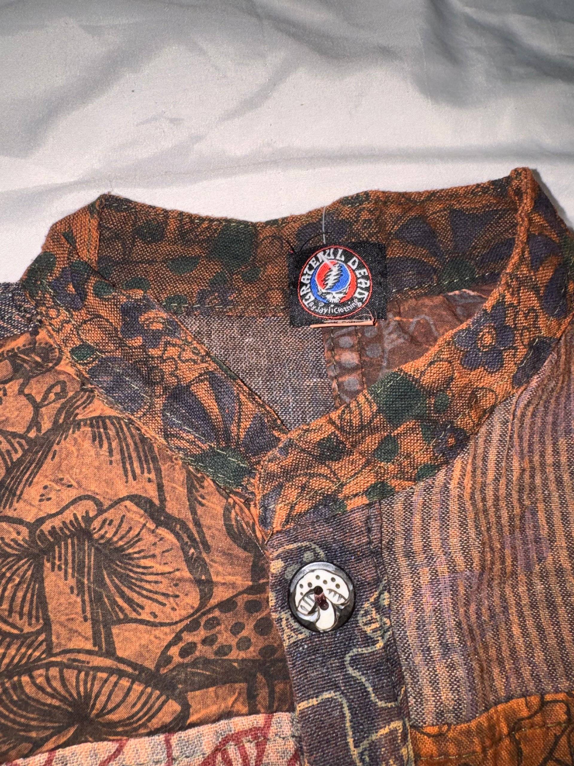 Shakedown Shroom Patchwork Button-Up
