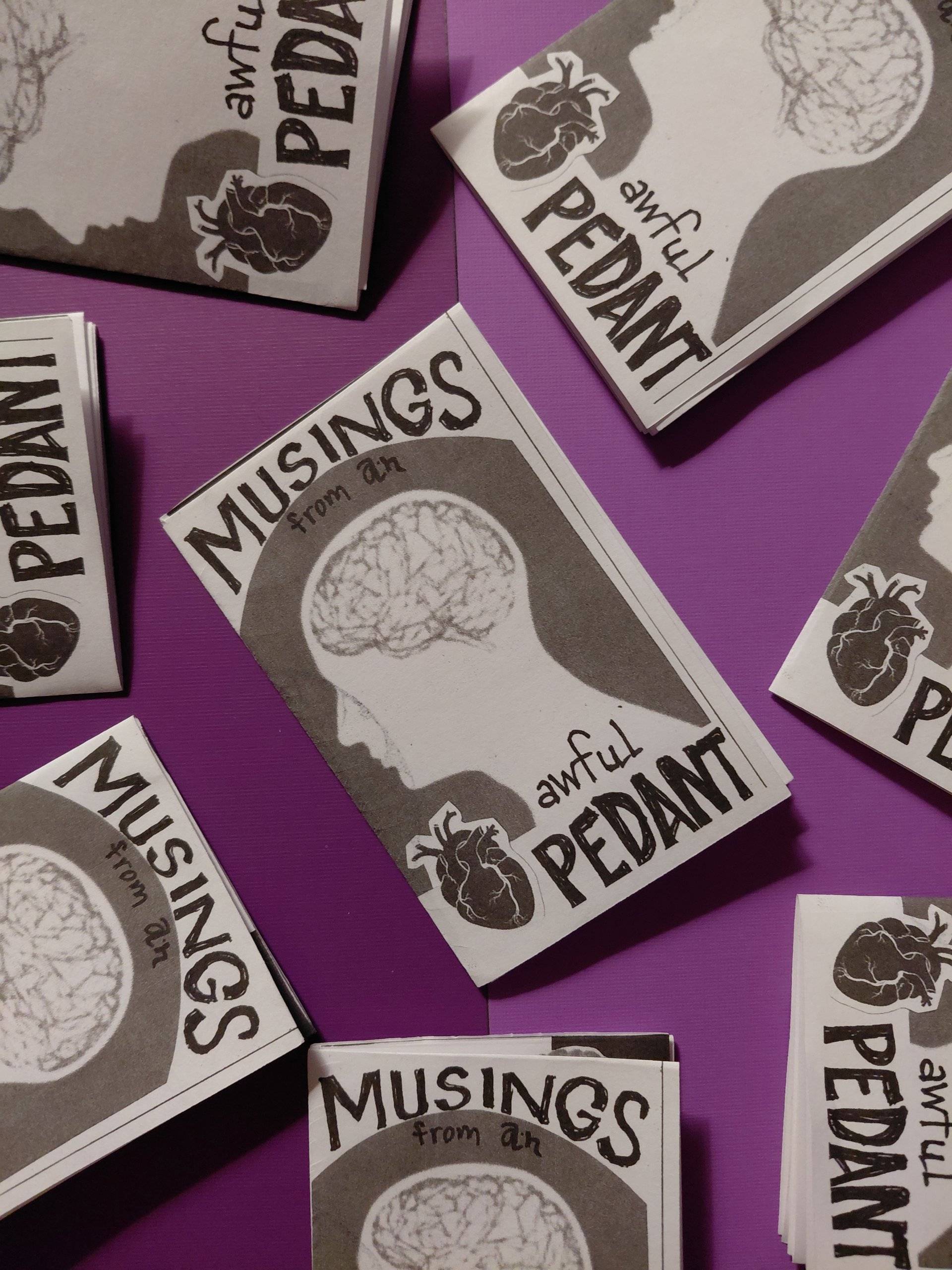 Art Zine (black & white) "Musings of an Awful Pedant"