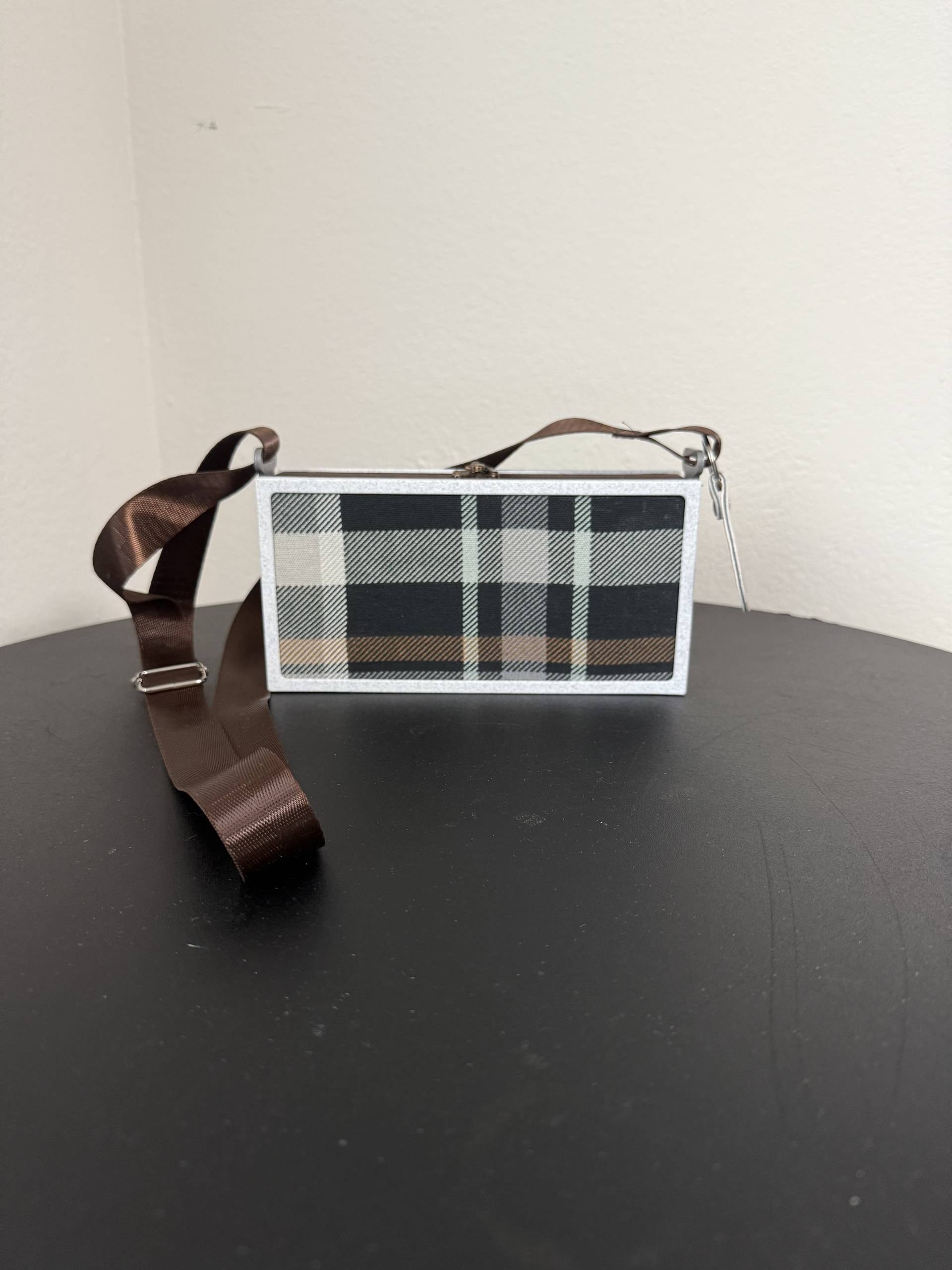 The Exhibit Purse — Grey Plaid - thumbnail 3 of 8