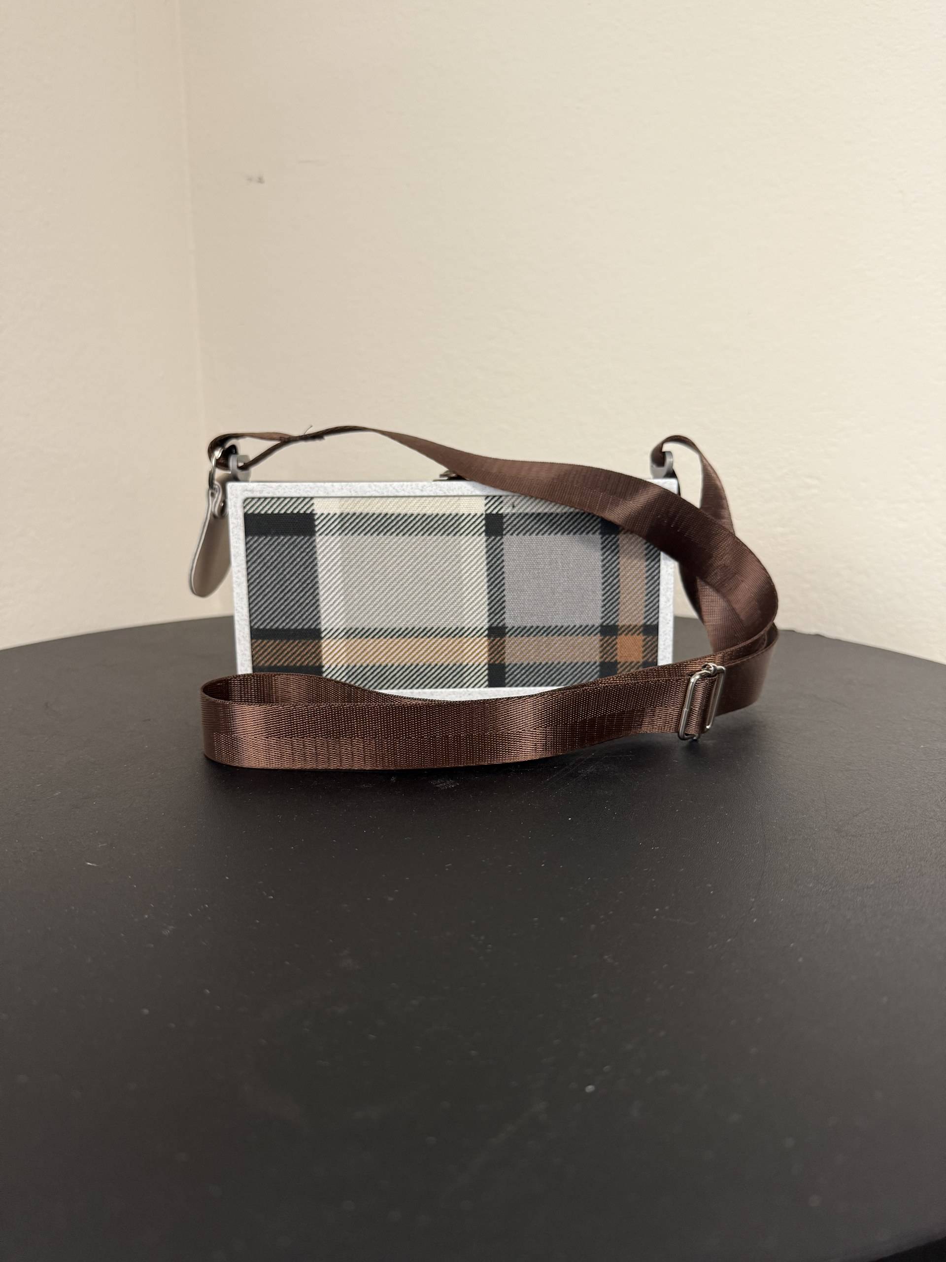 The Exhibit Purse — Grey Plaid - thumbnail 2 of 8