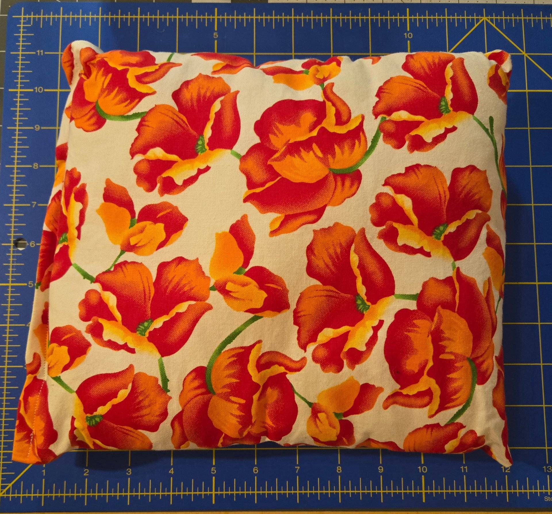 Orange Floral Pillow - thumbnail 5 of 5