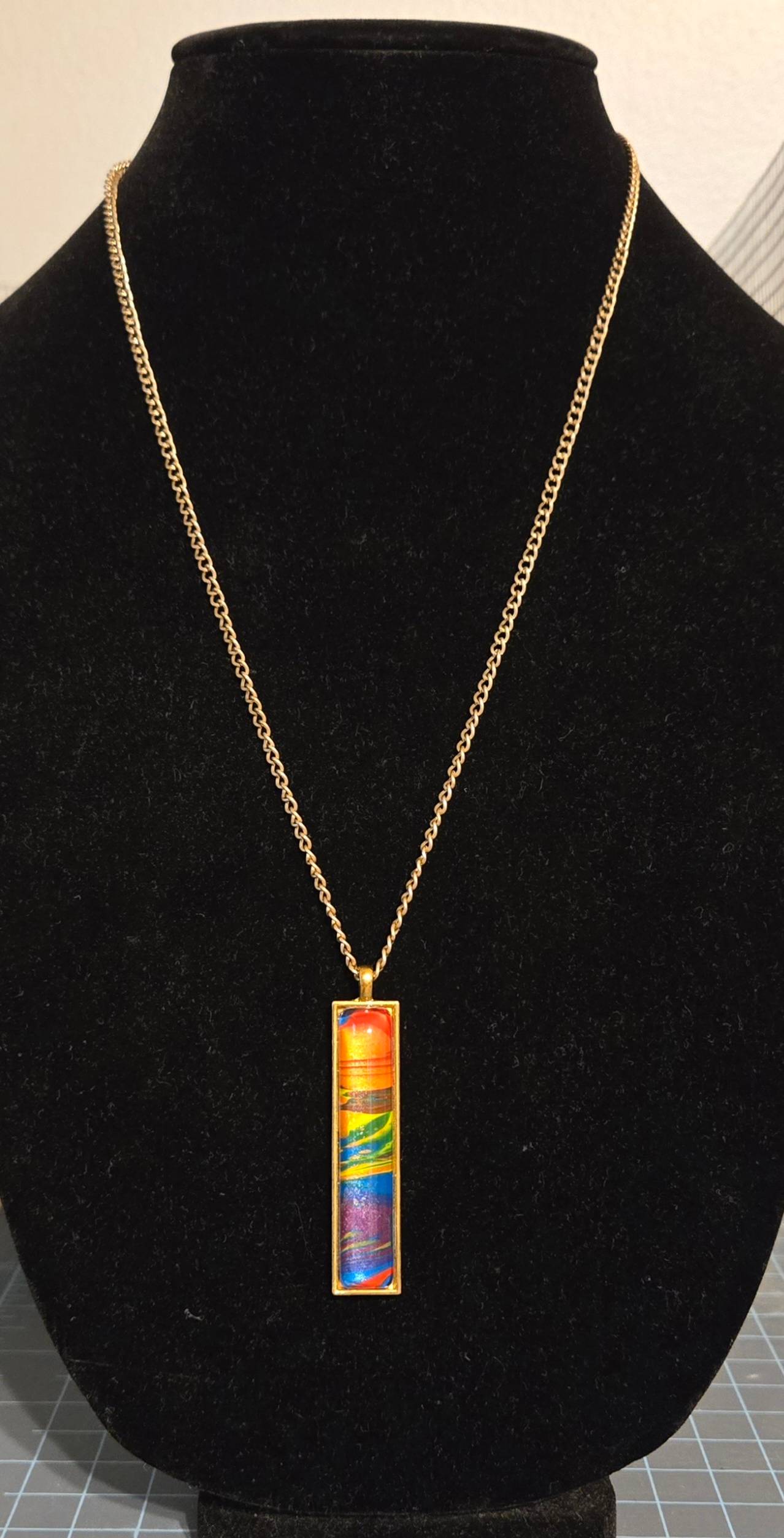 Rainbow Pendant Necklace - thumbnail 2 of 5