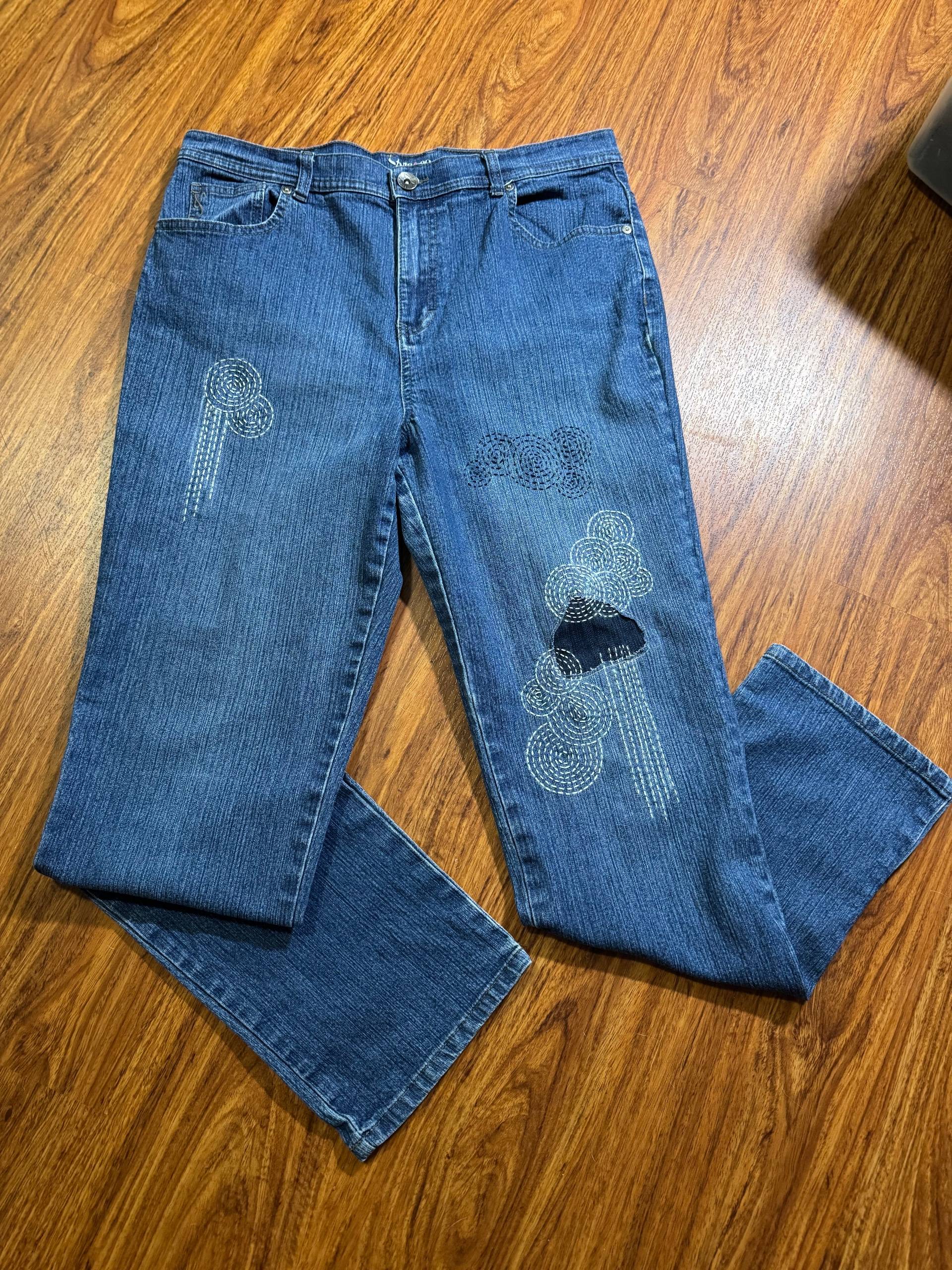 Rain cloud jeans