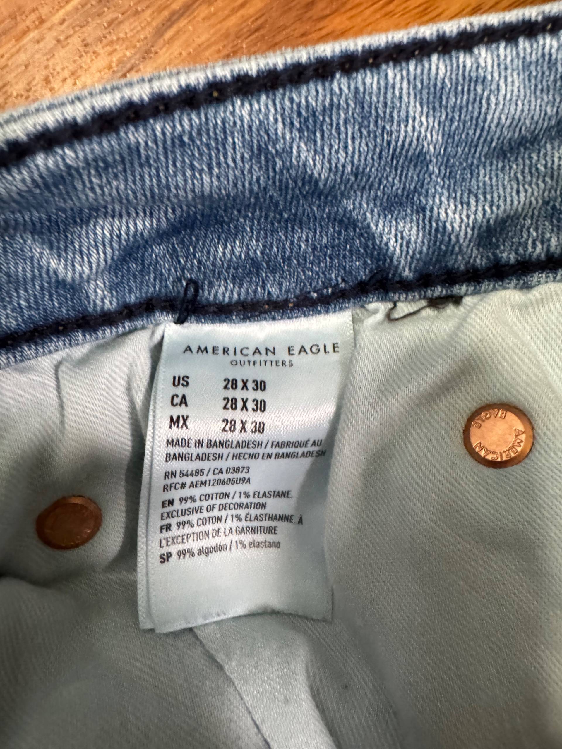 SALE! Handpatched American Eagle jeans - thumbnail 6 of 6