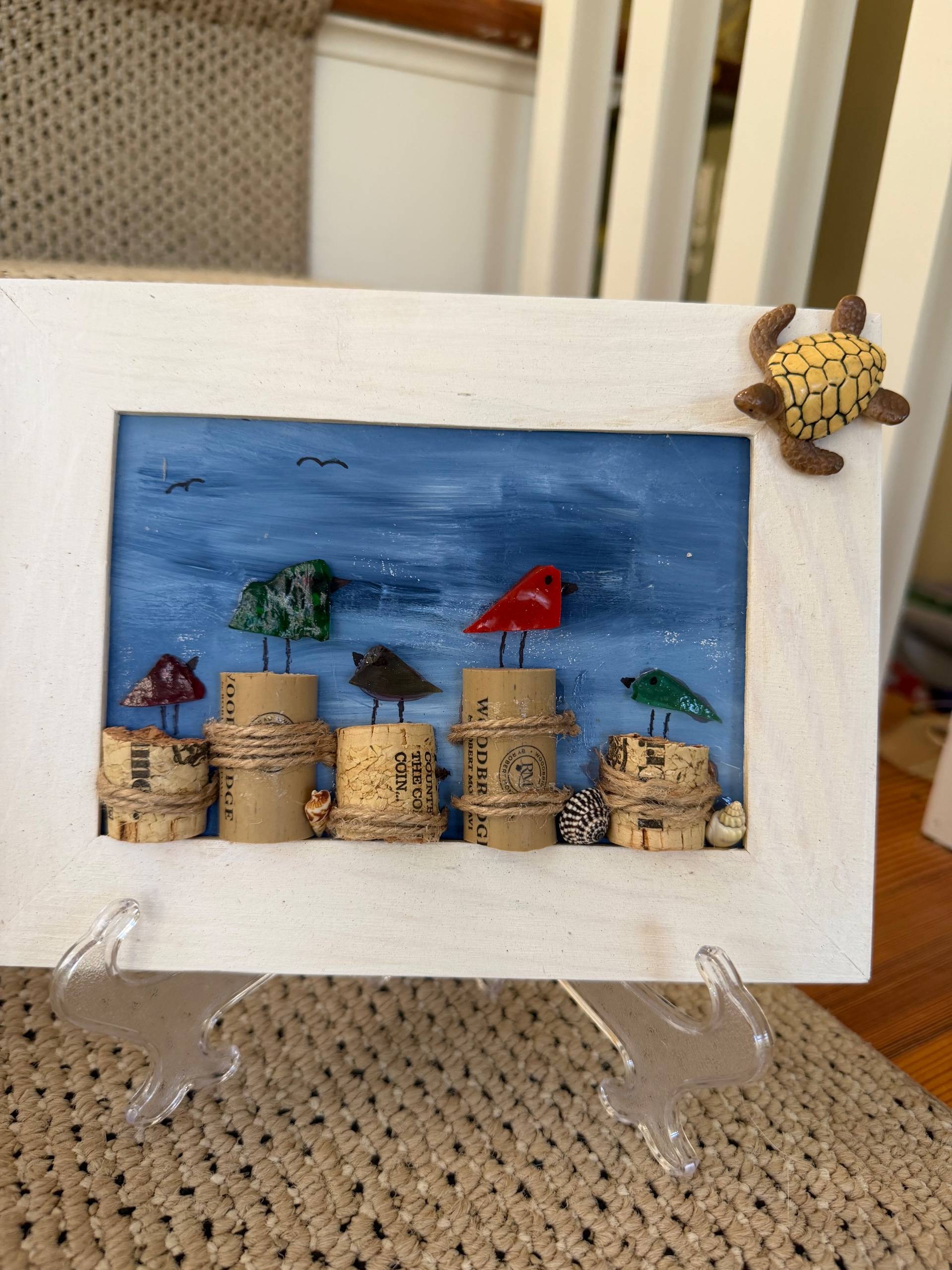 Sea glass Bird artwork - thumbnail 3 of 6